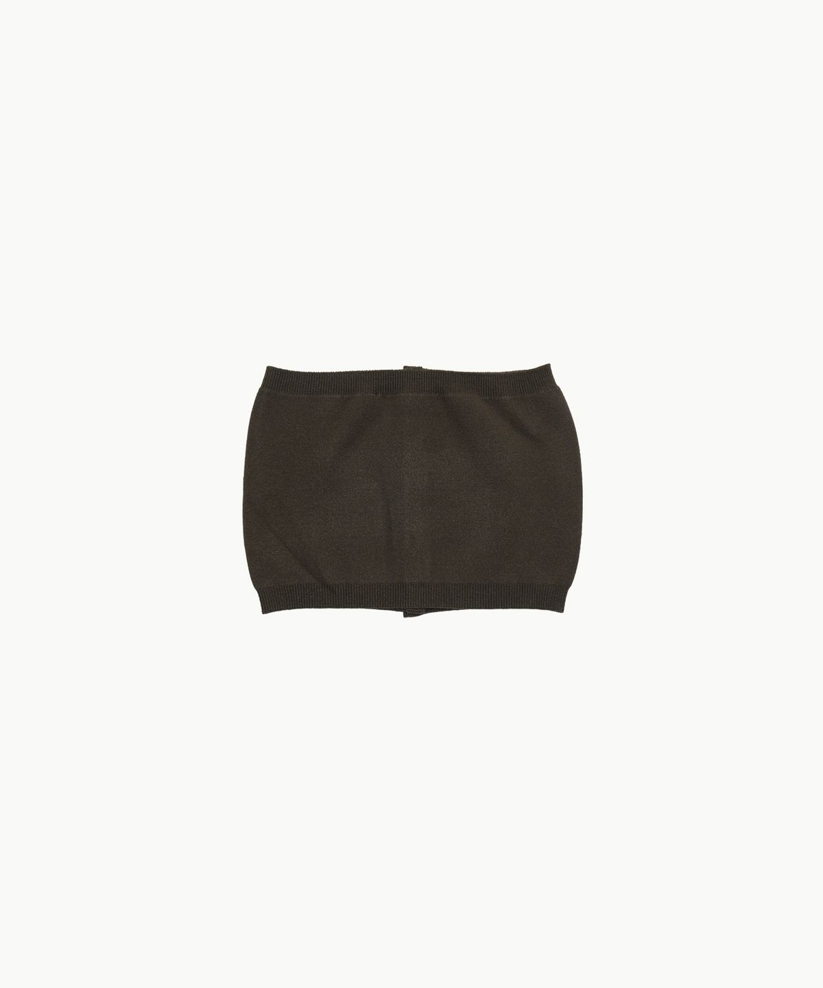아모멘토(AMOMENTO) CROP BUTTON CARDIGAN SET_DARK BROWN