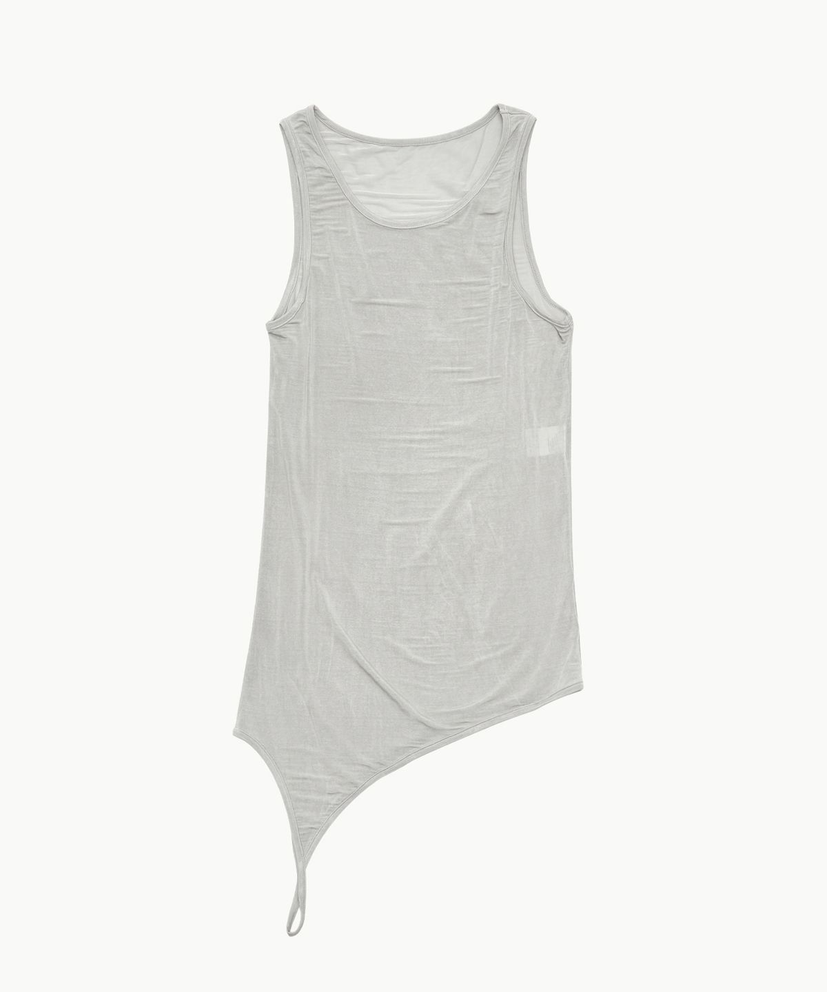 아모멘토(AMOMENTO) THREE STRAPS SLEEVELESS TOP_LIGHT GREY
