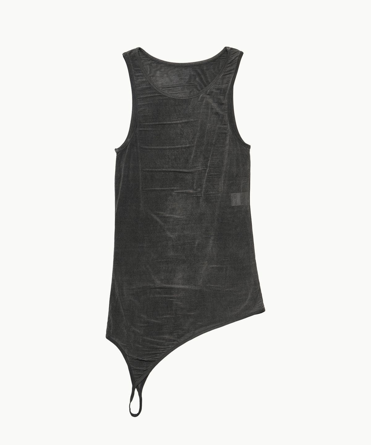 아모멘토(AMOMENTO) THREE STRAPS SLEEVELESS TOP_CHARCOAL