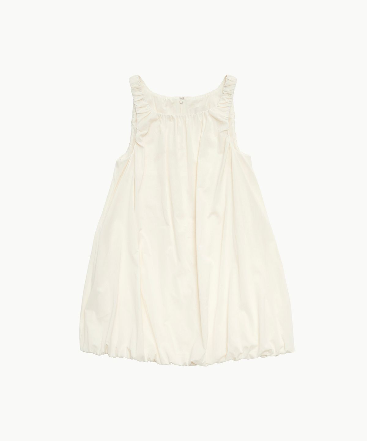 아모멘토(AMOMENTO) SHEER VOLUME MINI DRESS_IVORY