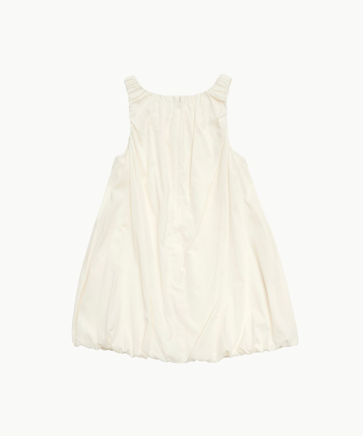 아모멘토(AMOMENTO) SHEER VOLUME MINI DRESS_IVORY