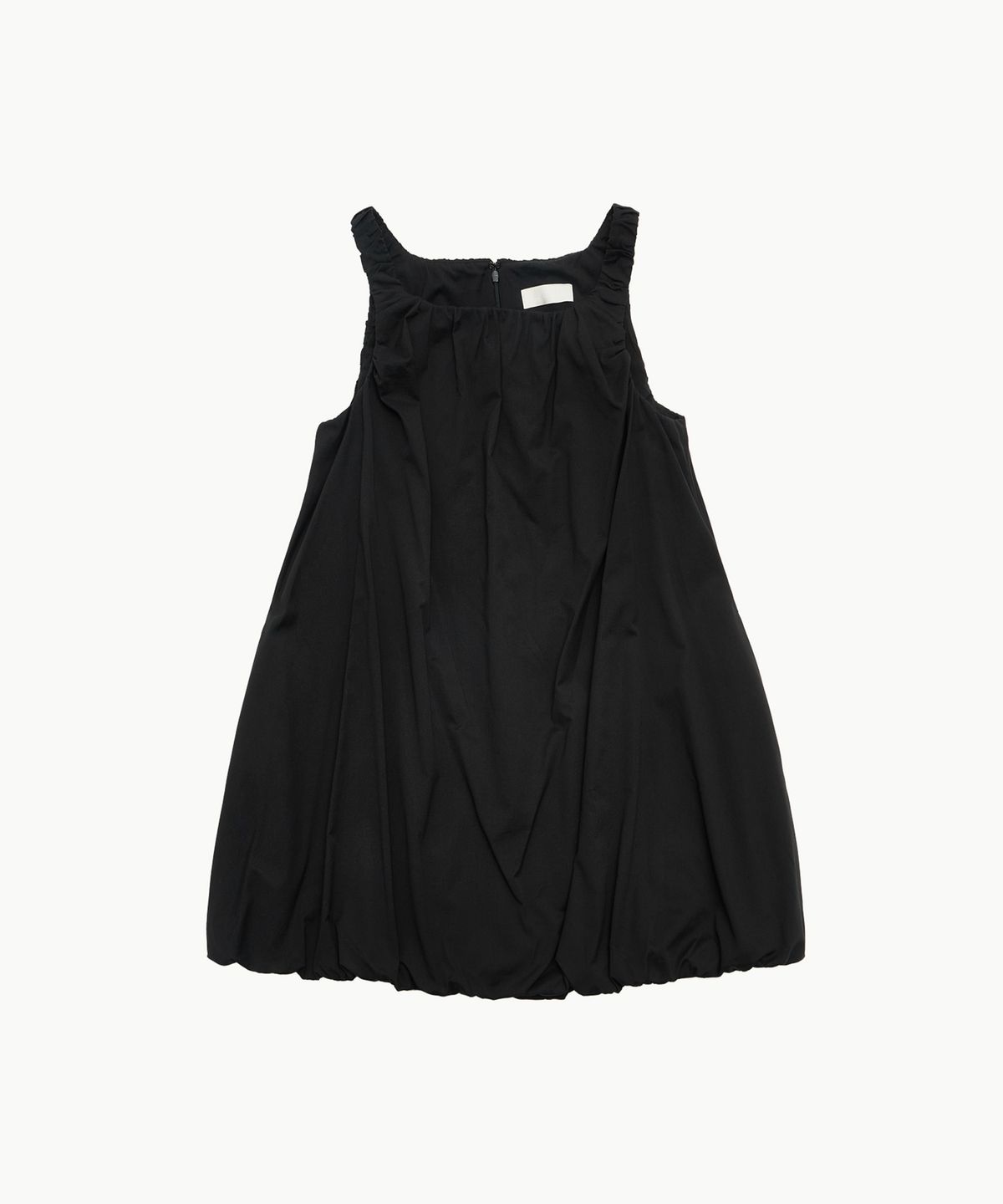 아모멘토(AMOMENTO) SHEER VOLUME MINI DRESS_BLACK