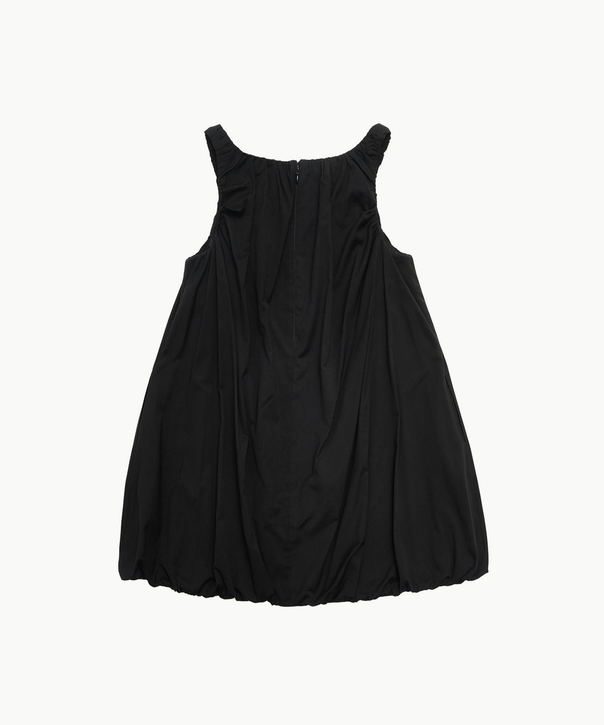 아모멘토(AMOMENTO) SHEER VOLUME MINI DRESS_BLACK