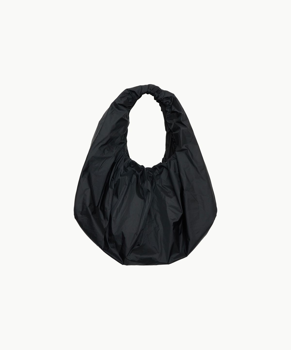 아모멘토(AMOMENTO) SHIRRING TOTE BAG_BLACK