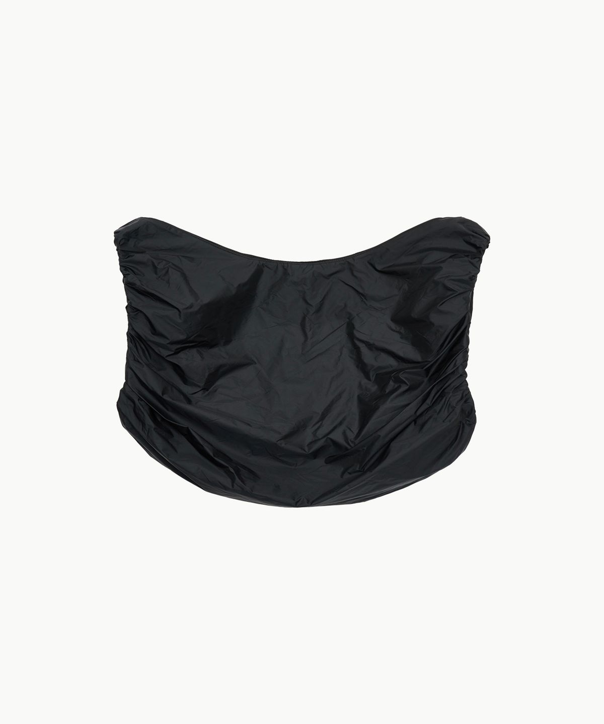 아모멘토(AMOMENTO) SHIRRING TOTE BAG_BLACK