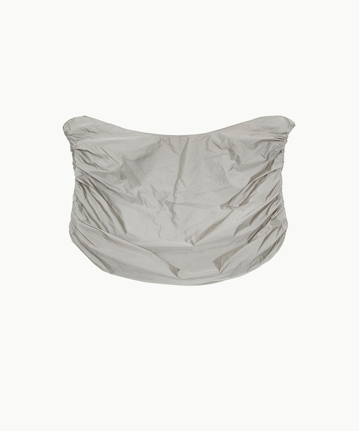아모멘토(AMOMENTO) SHIRRING TOTE BAG_GREY