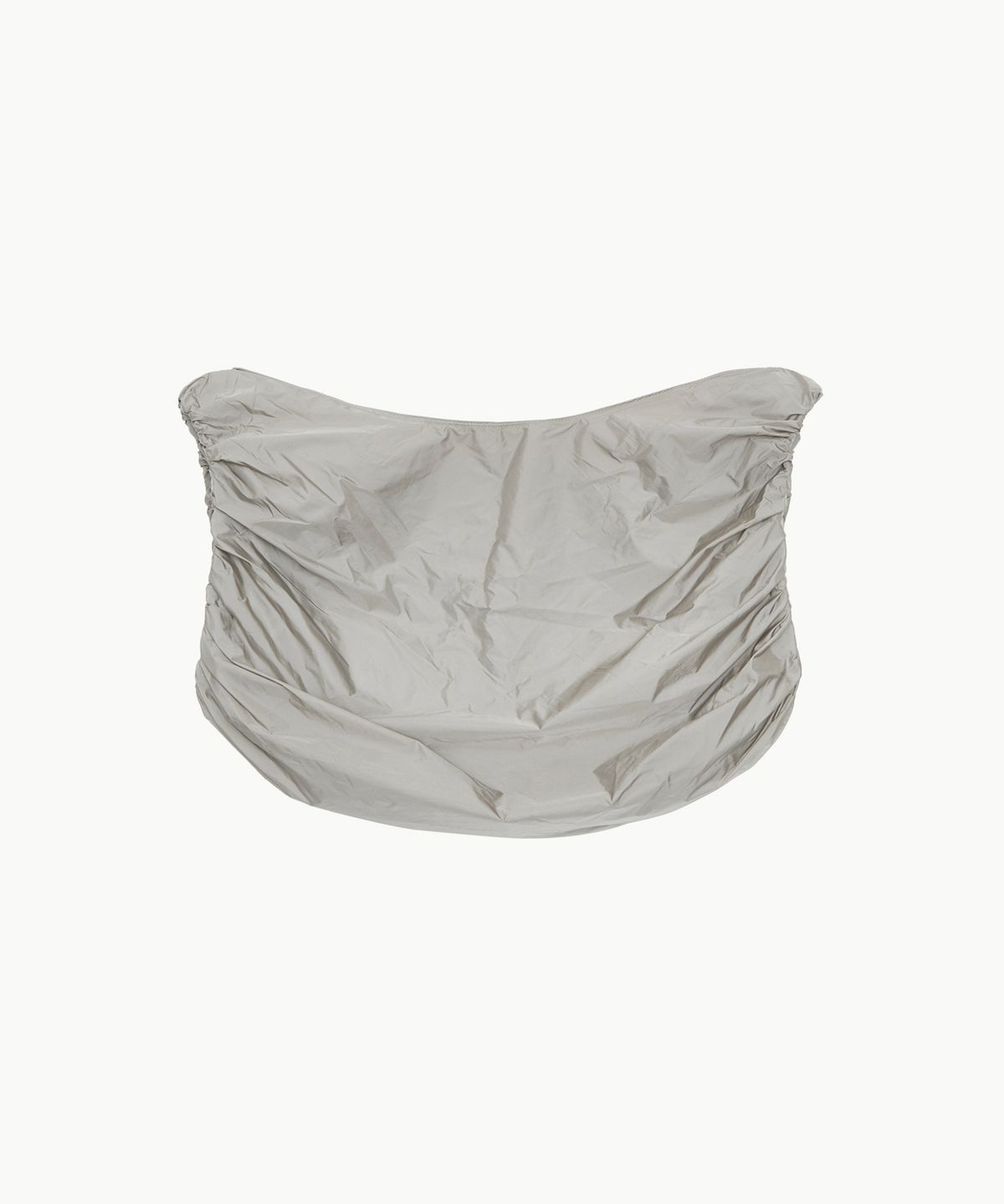 아모멘토(AMOMENTO) SHIRRING TOTE BAG_GREY