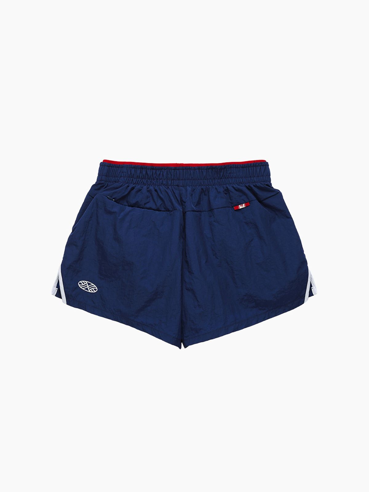 미나수(MENASOO) RUNNING TRACK NYLON SHORTS_NAVY