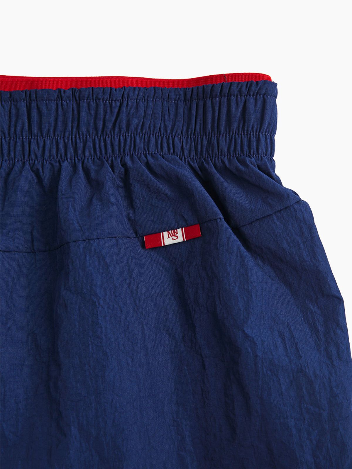 미나수(MENASOO) RUNNING TRACK NYLON SHORTS_NAVY