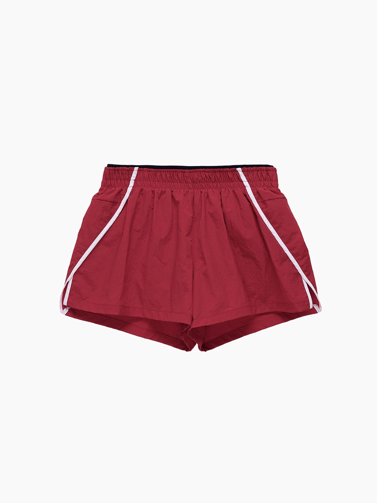 미나수(MENASOO) RUNNING TRACK NYLON SHORTS_RED
