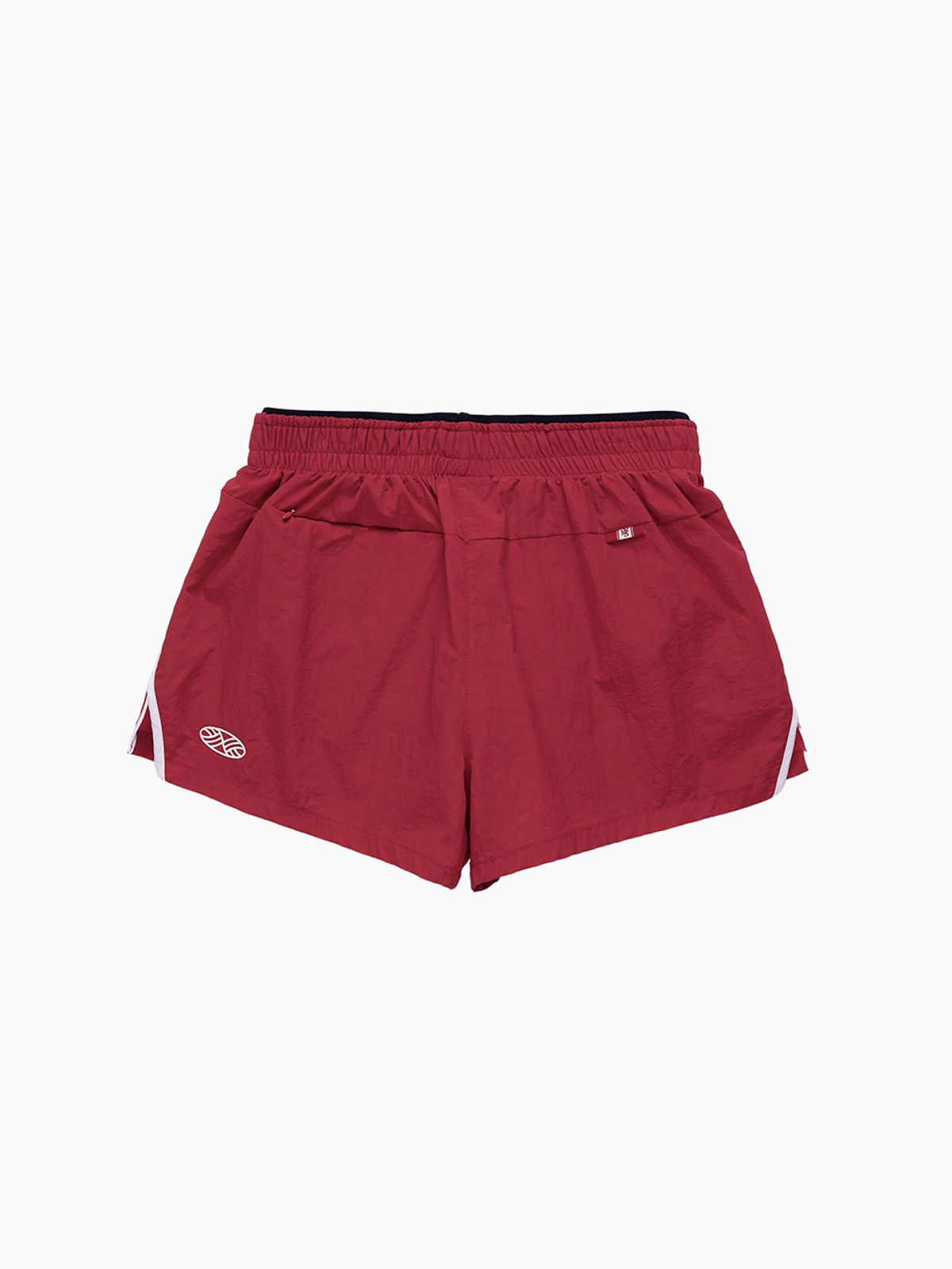 미나수(MENASOO) RUNNING TRACK NYLON SHORTS_RED