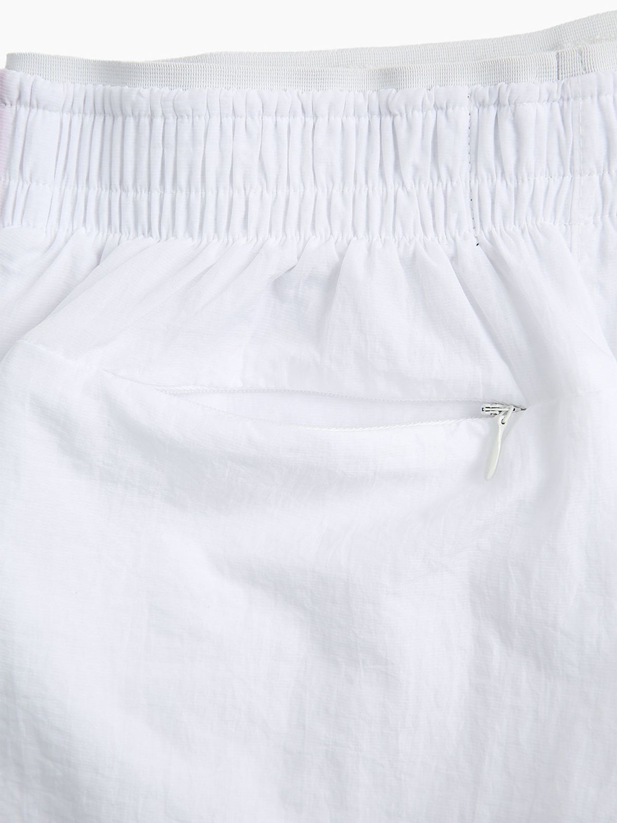 미나수(MENASOO) RUNNING TRACK NYLON SHORTS_WHITE