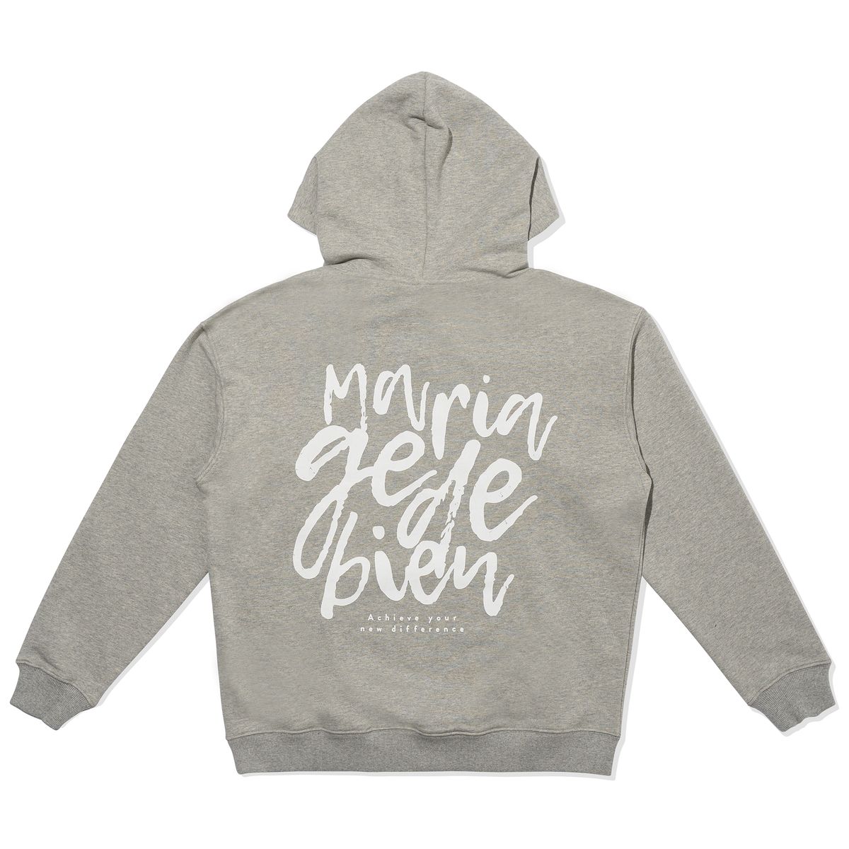 마리아쥬드비엔(MARIAGEDEBIEN) MELANGE GRAY HOODIE (246)