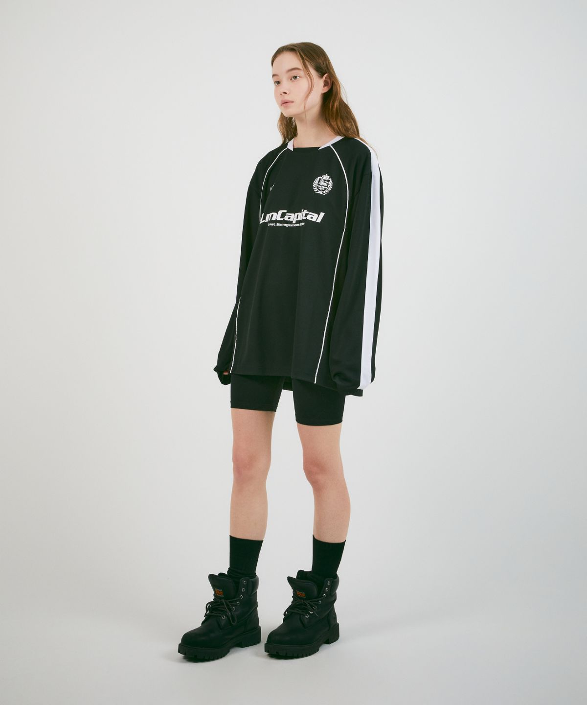 엘엠씨(LMC) CAPITAL LONG SLV TEE black