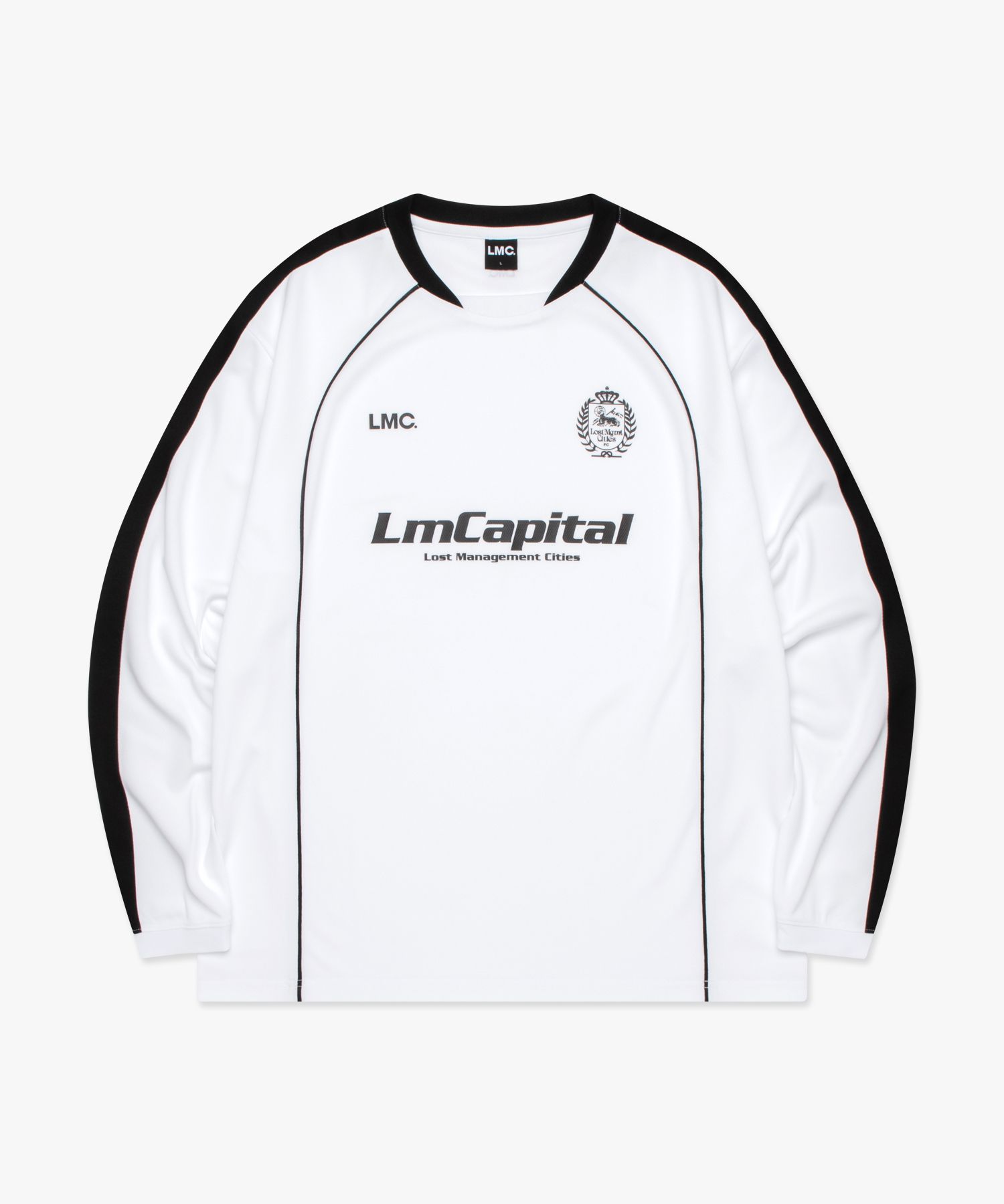 [LMC]UNISEX●CAPITAL LONG SLV TEE MUSINSA | LMC CAPITAL LONG SLV TEE white