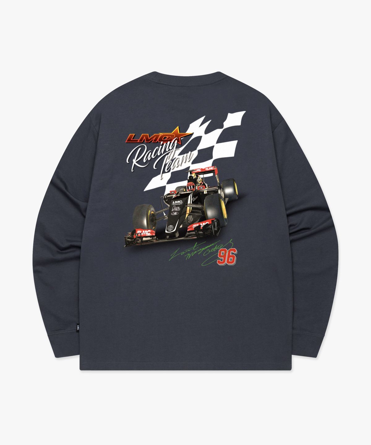 엘엠씨(LMC) RACING TEAM LONG SLV TEE charcoal