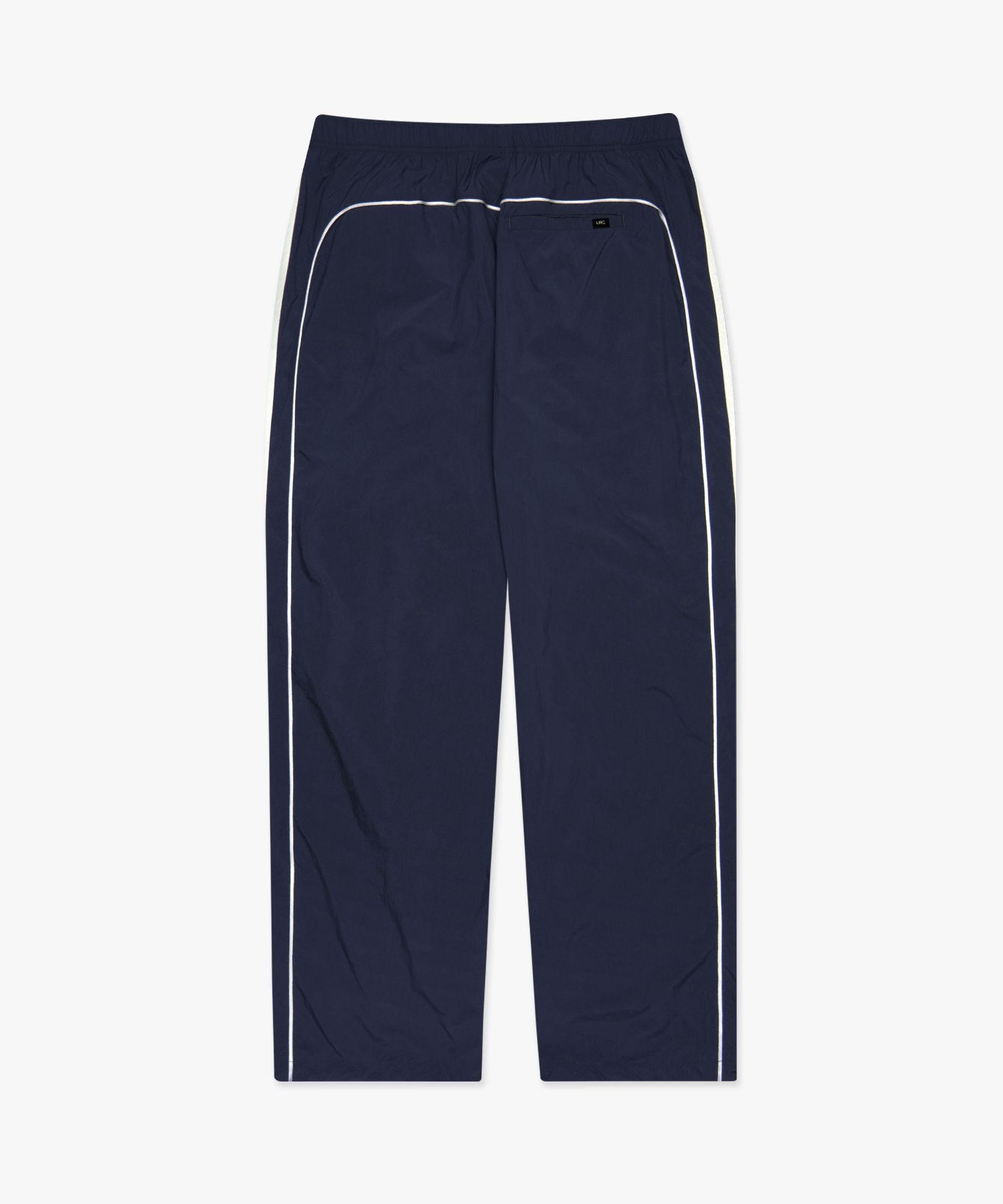 MUSINSA | LMC PIPING LINE TRACK PANTS navy