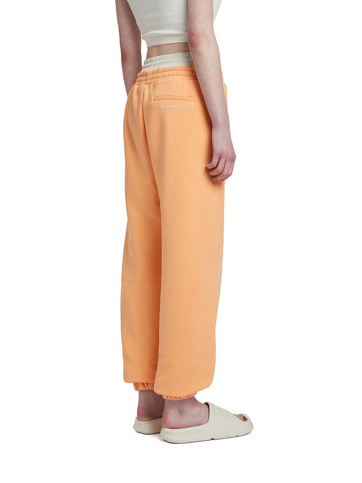트렁크프로젝트(TRUNK PROJECT) Double waistband Lounge Pants_Orange