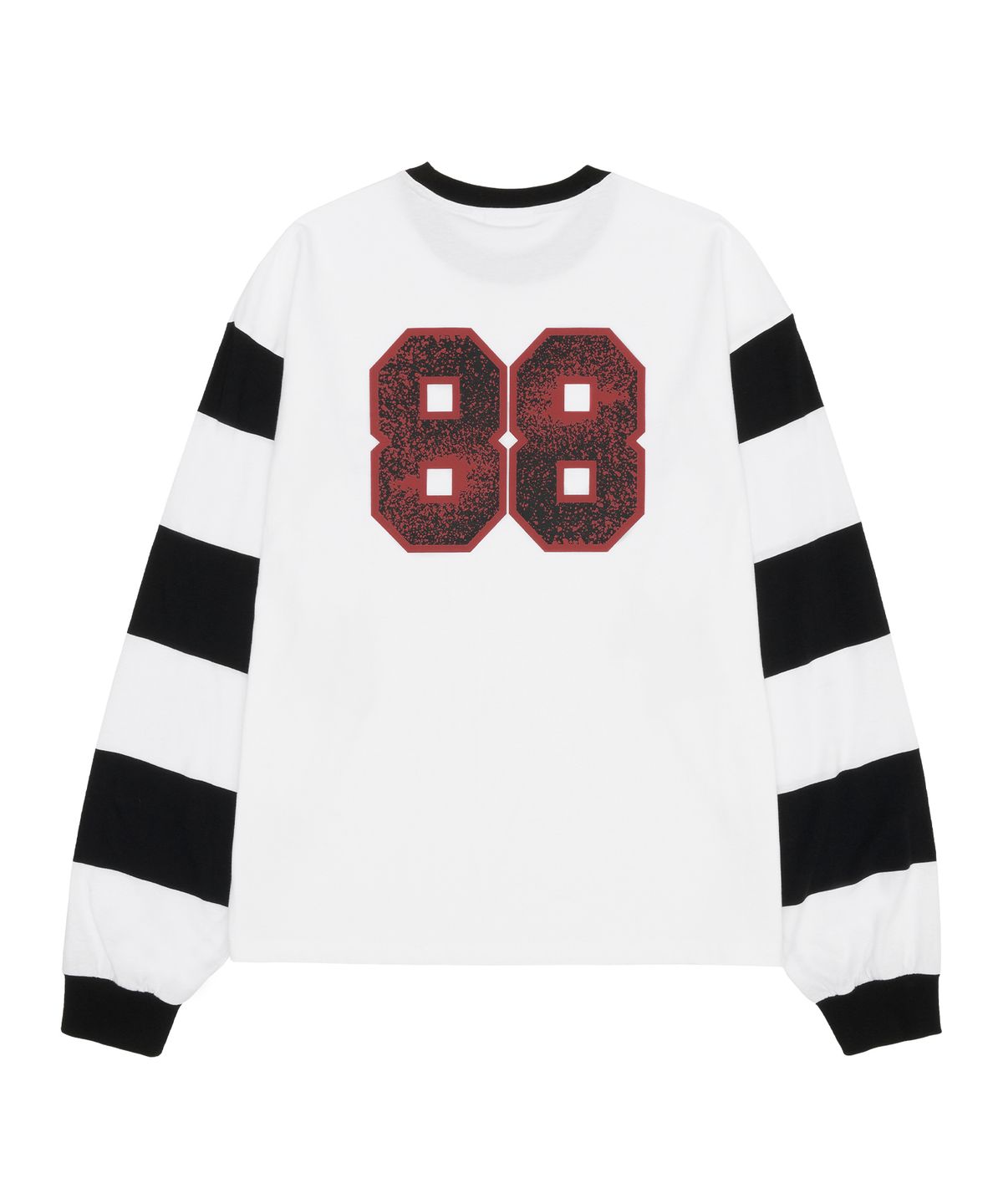 아메스 월드와이드(AMES-WORLDWIDE) STRIPED SLEEVE LS TEE WHITE