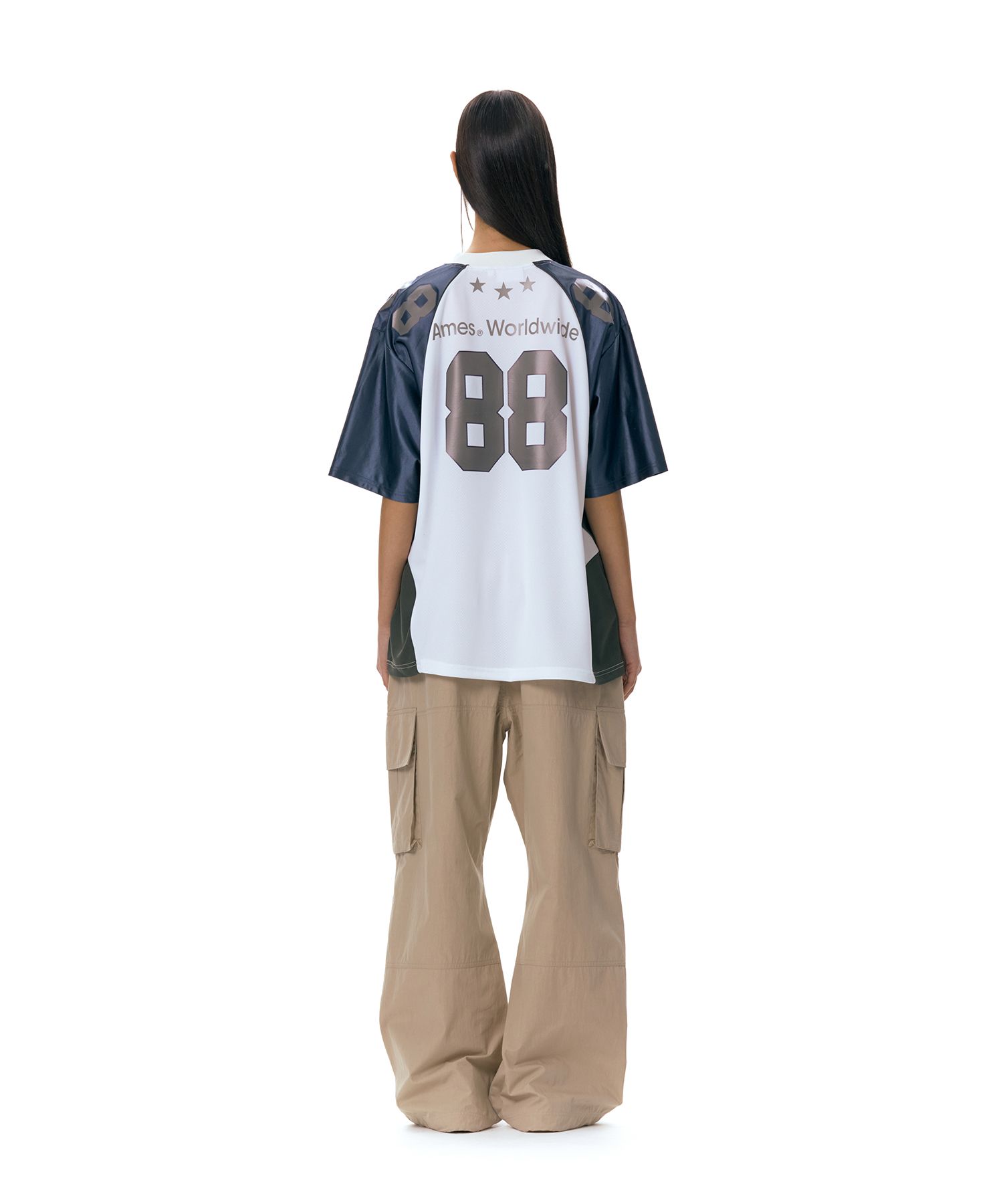 ★AMES-WORLDWIDE★PALPAL FOOTBALL JERSEY NAVY★正規品/人気 MUSINSA公式 | AMES-WORLDWIDE PALPAL FOOTBALL JERSEY NAVY