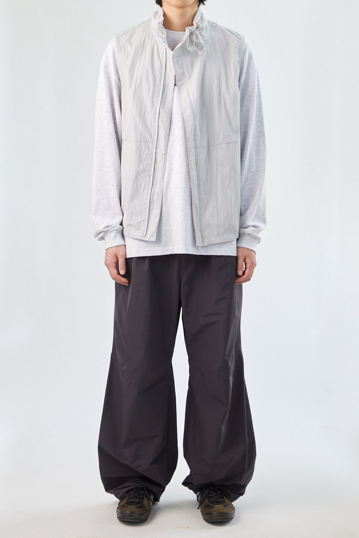해칭룸(HATCHINGROOM) String Vest Light Grey