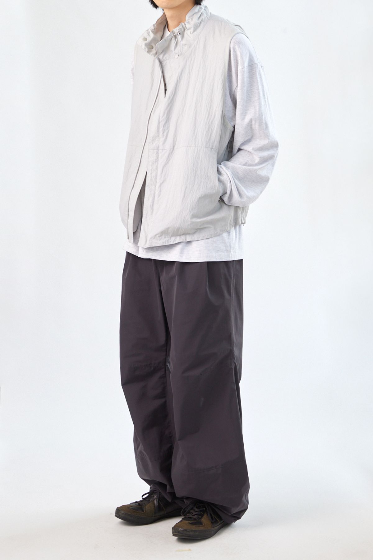 해칭룸(HATCHINGROOM) String Vest Light Grey