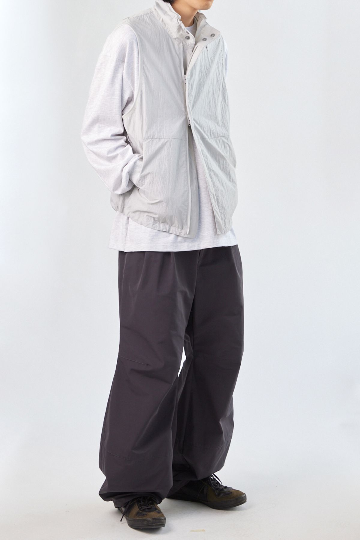해칭룸(HATCHINGROOM) String Vest Light Grey