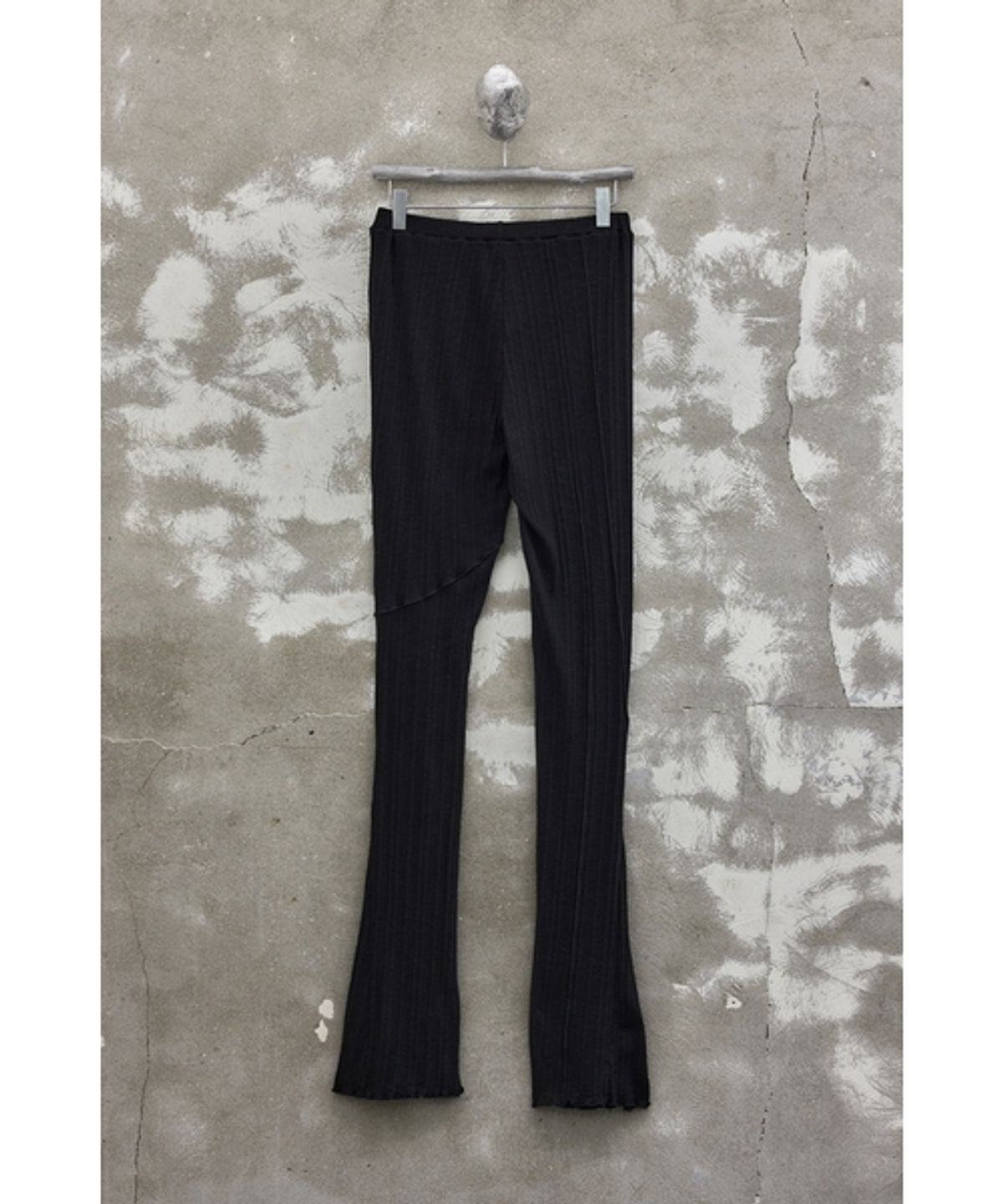유스(YOUTH) Side-Slit Leggings Pants - Black