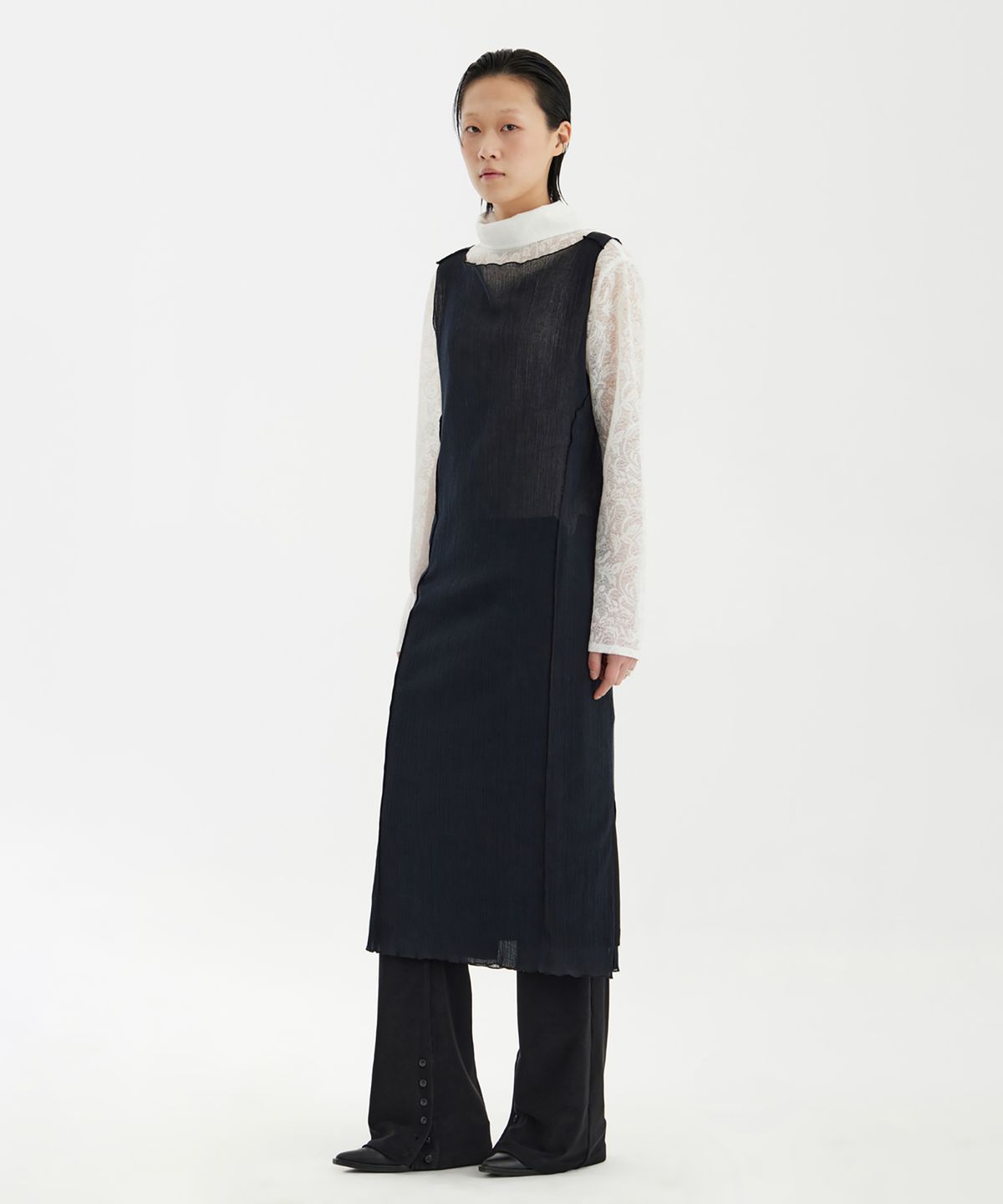 유스(YOUTH) Jersey Dress - Black