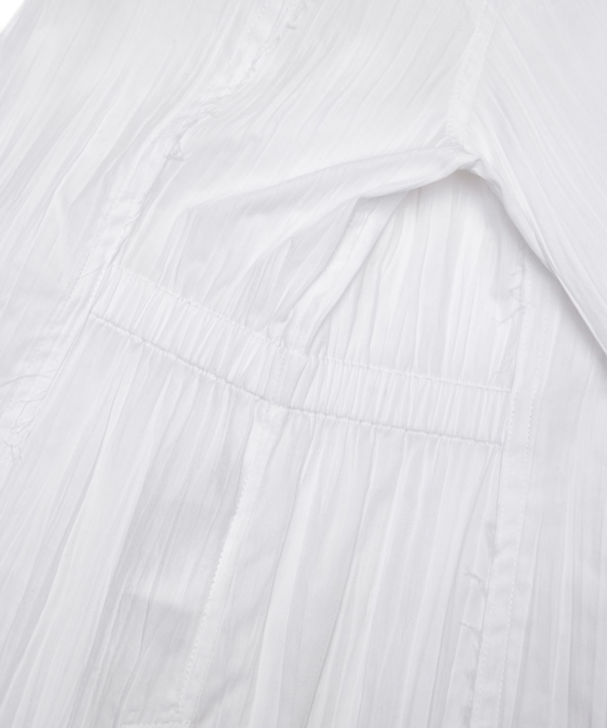 유스(YOUTH) Side-Slit Shirt Dress - White