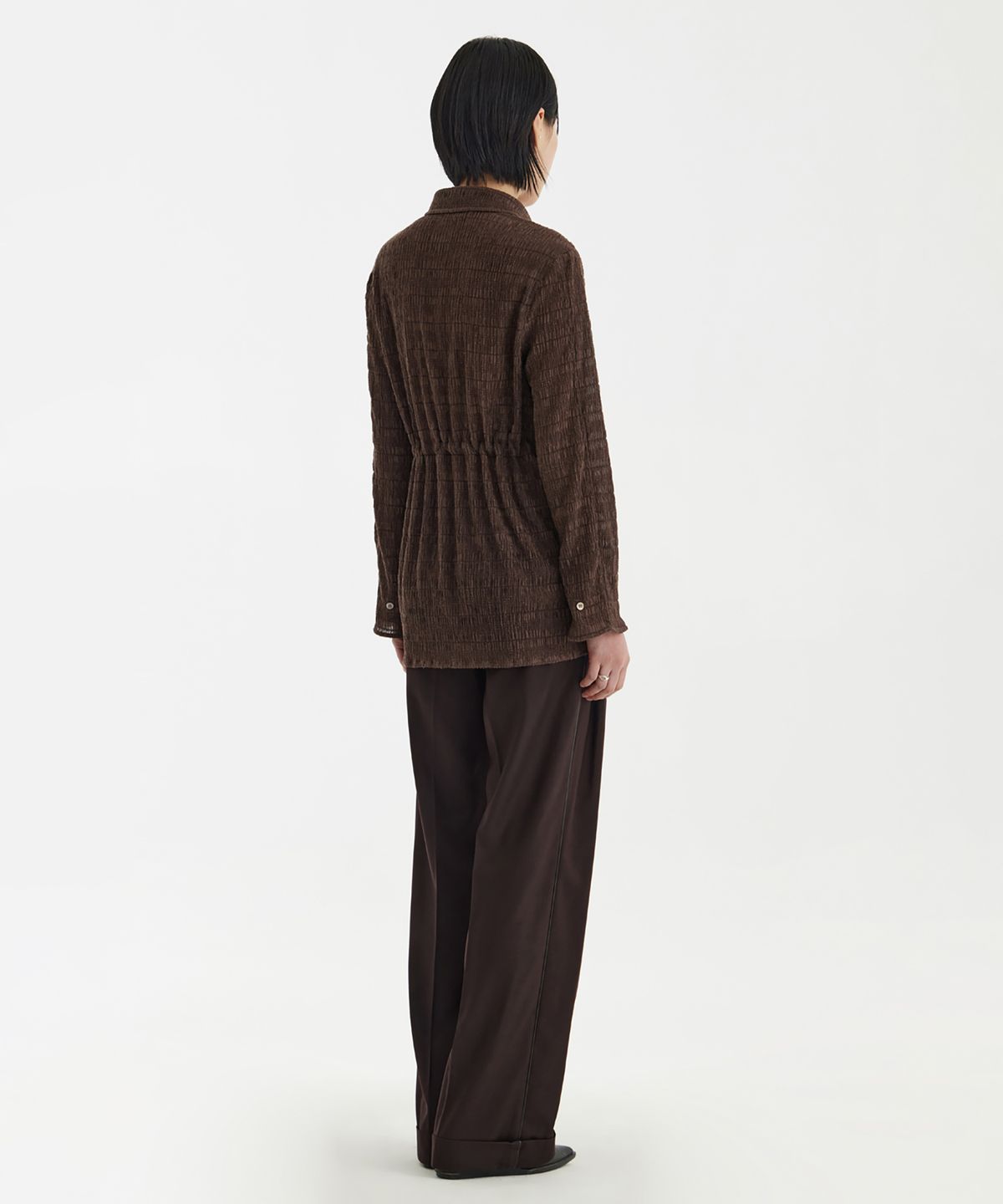유스(YOUTH) Strap Shirt - Brown