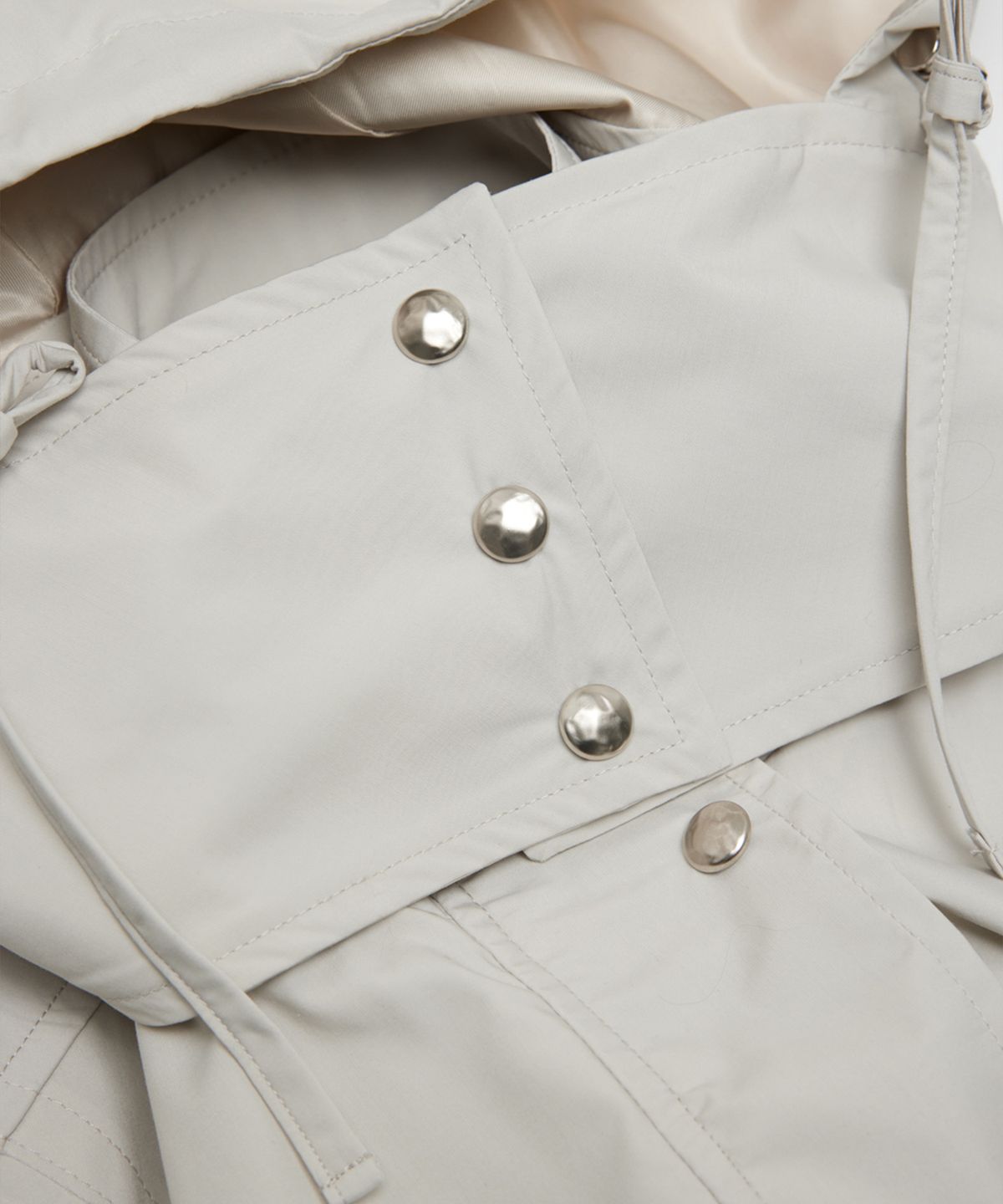 유스(YOUTH) Cut-Off Oversized Blouson - Light Beige