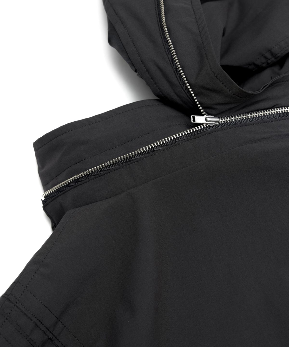 유스(YOUTH) Cut-Off Oversized Blouson - Black