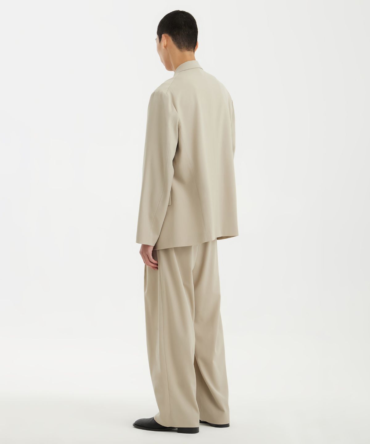 유스(YOUTH) Double Breasted Jacket - Light Beige