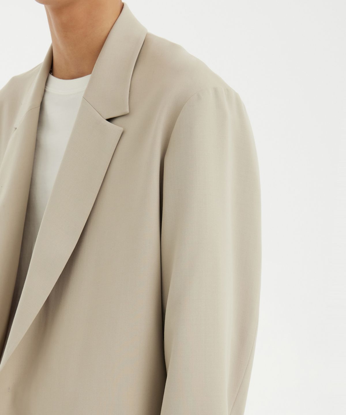 유스(YOUTH) Double Breasted Jacket - Light Beige