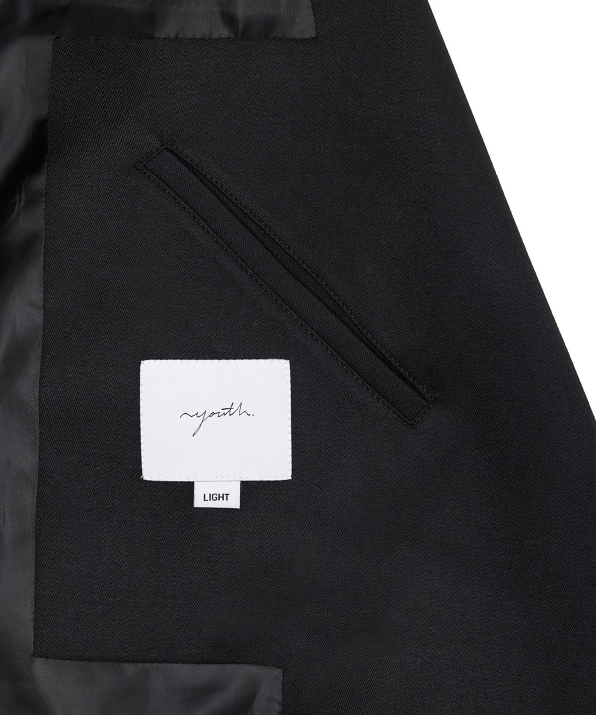 유스(YOUTH) Double Breasted Jacket - Black