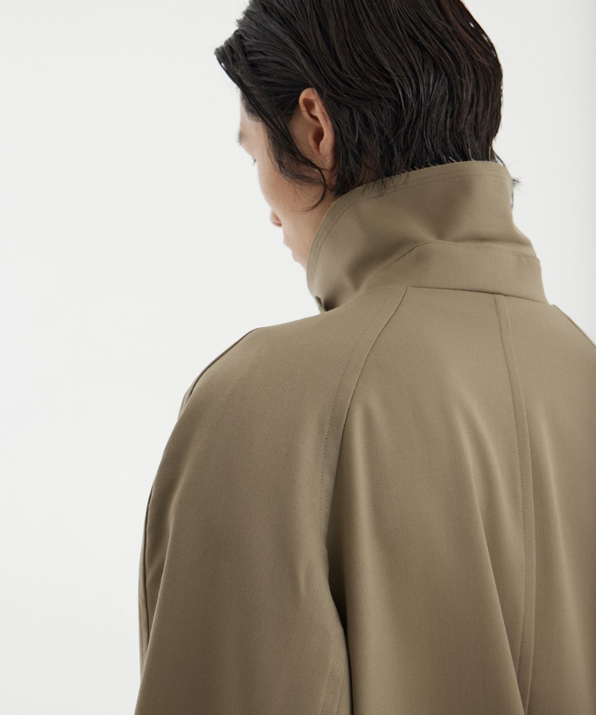 유스(YOUTH) Cut-Off Mac Coat - Beige