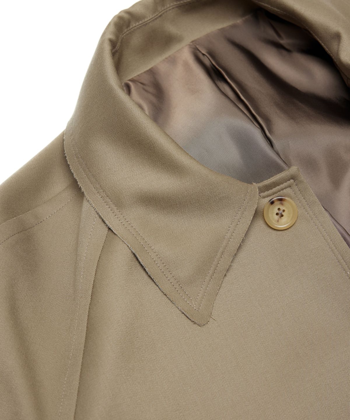 유스(YOUTH) Cut-Off Mac Coat - Beige