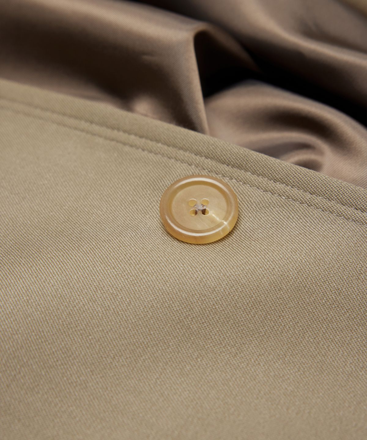 유스(YOUTH) Cut-Off Mac Coat - Beige