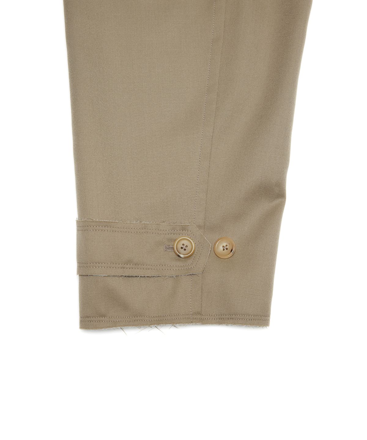 유스(YOUTH) Cut-Off Mac Coat - Beige