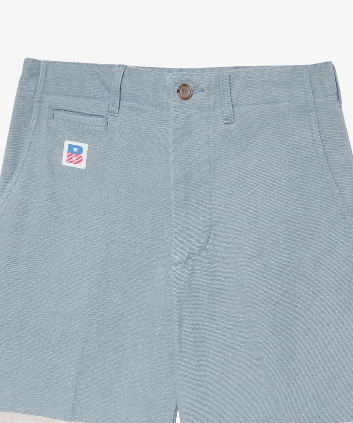 벌스데이수트(BIRTHDAYSUIT) CANVAS PATCH WORK PANTS (GREY)
