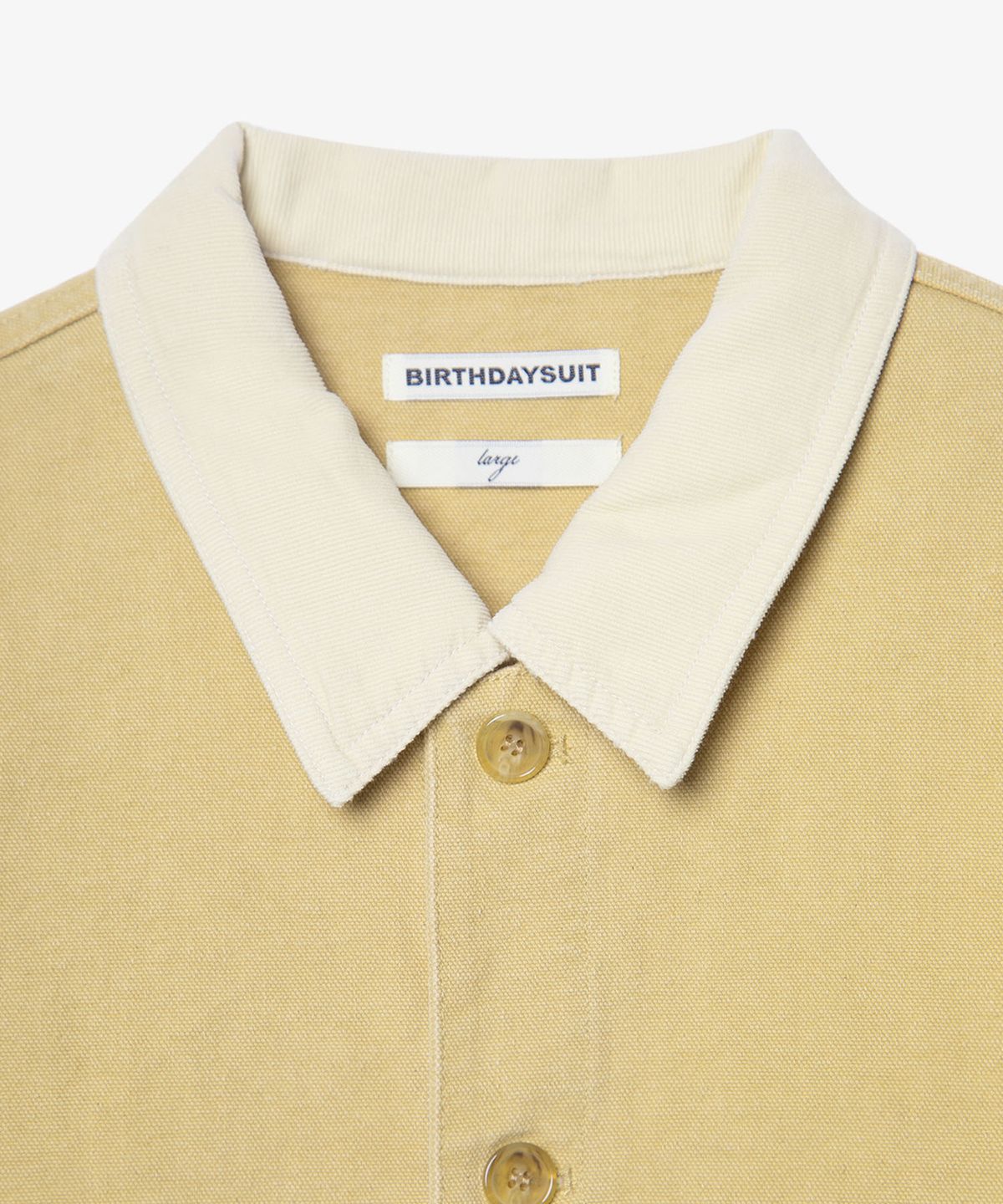 벌스데이수트(BIRTHDAYSUIT) OXFORD FRENCH WORK JACKET (BEIGE)