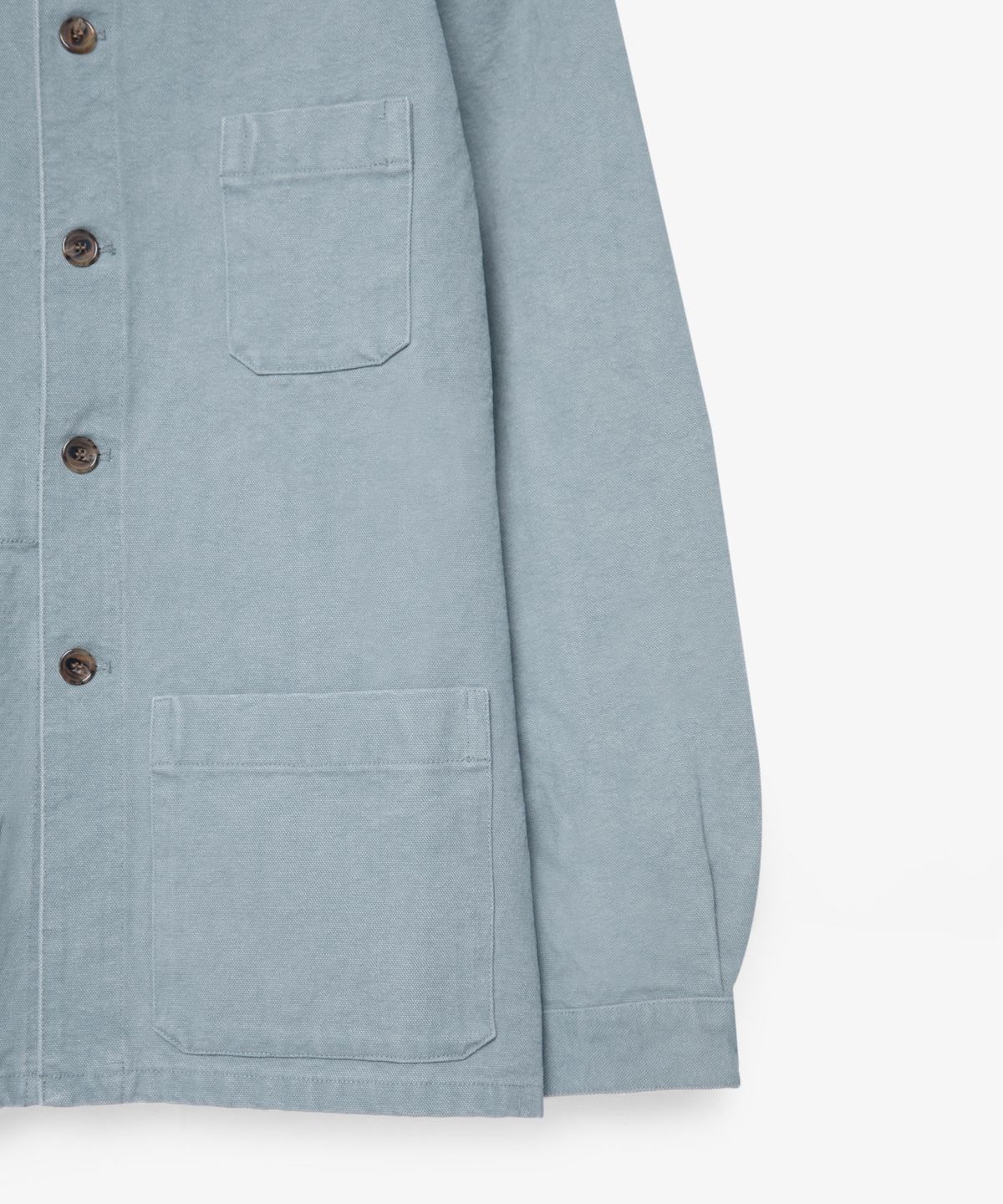 벌스데이수트(BIRTHDAYSUIT) OXFORD FRENCH WORK JACKET (GREY)