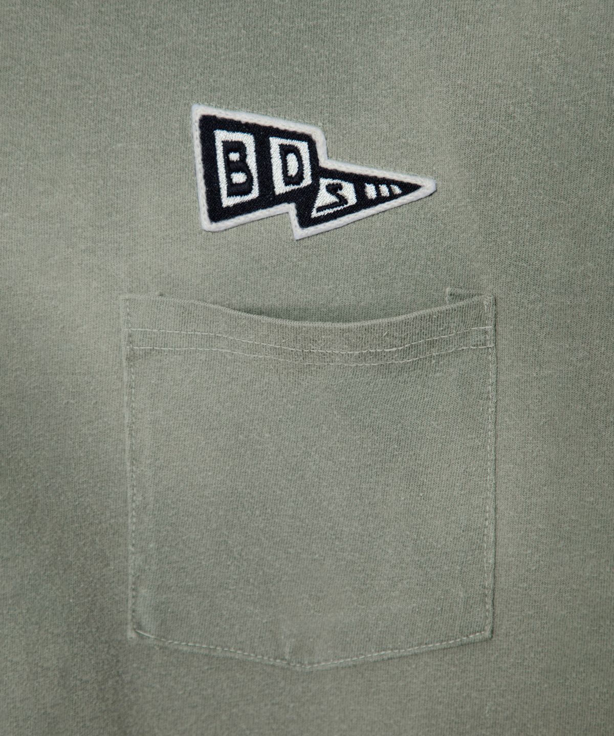 벌스데이수트(BIRTHDAYSUIT) BLEACH L/S T-SHIRT (OLIVE)