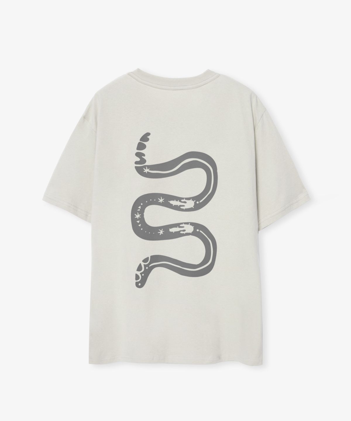 벌스데이수트(BIRTHDAYSUIT) BDS SNAKE T-SHIRT (LIGHT BEIGE)