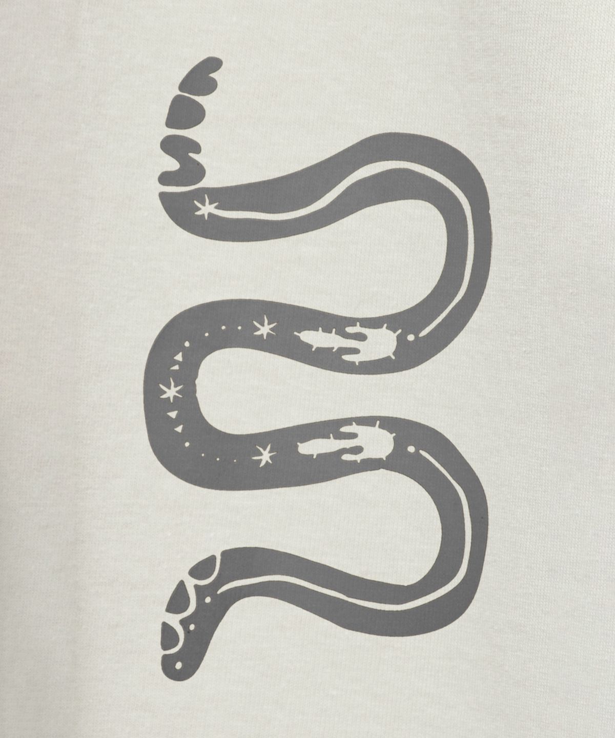 벌스데이수트(BIRTHDAYSUIT) BDS SNAKE T-SHIRT (LIGHT BEIGE)