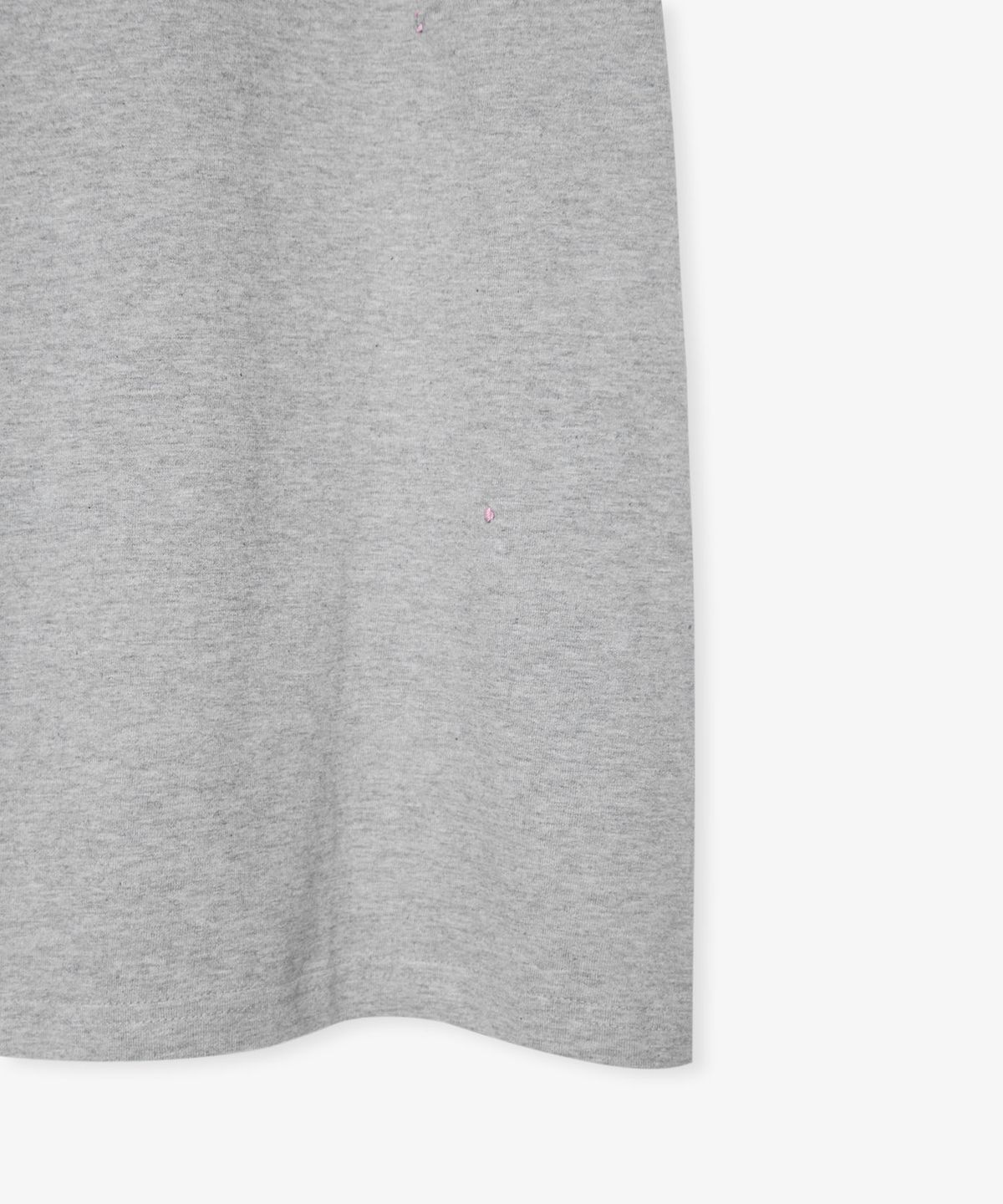벌스데이수트(BIRTHDAYSUIT) HAND STITCH T-SHIRT (GREY)