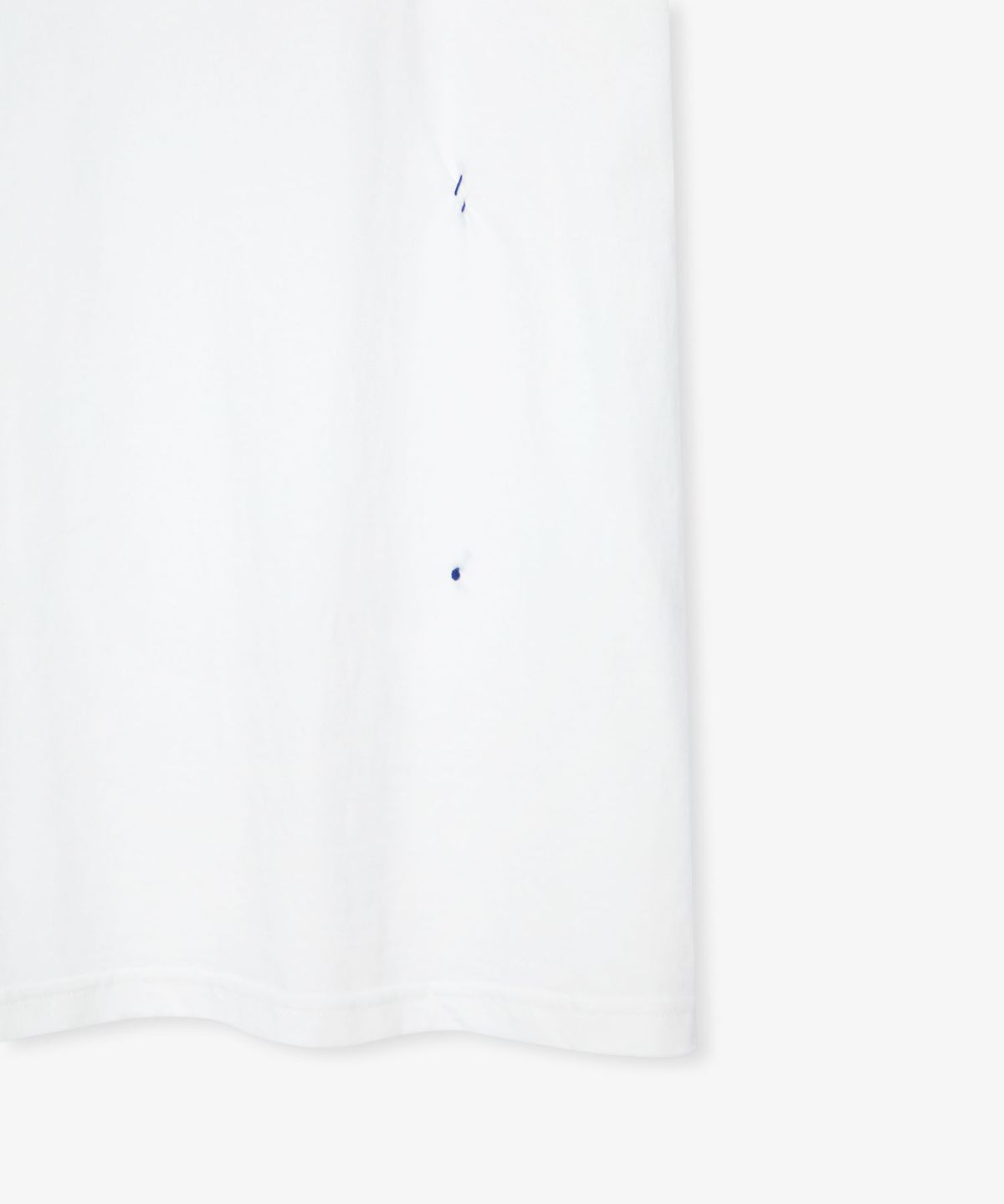 벌스데이수트(BIRTHDAYSUIT) HAND STITCH T-SHIRT (WHITE)