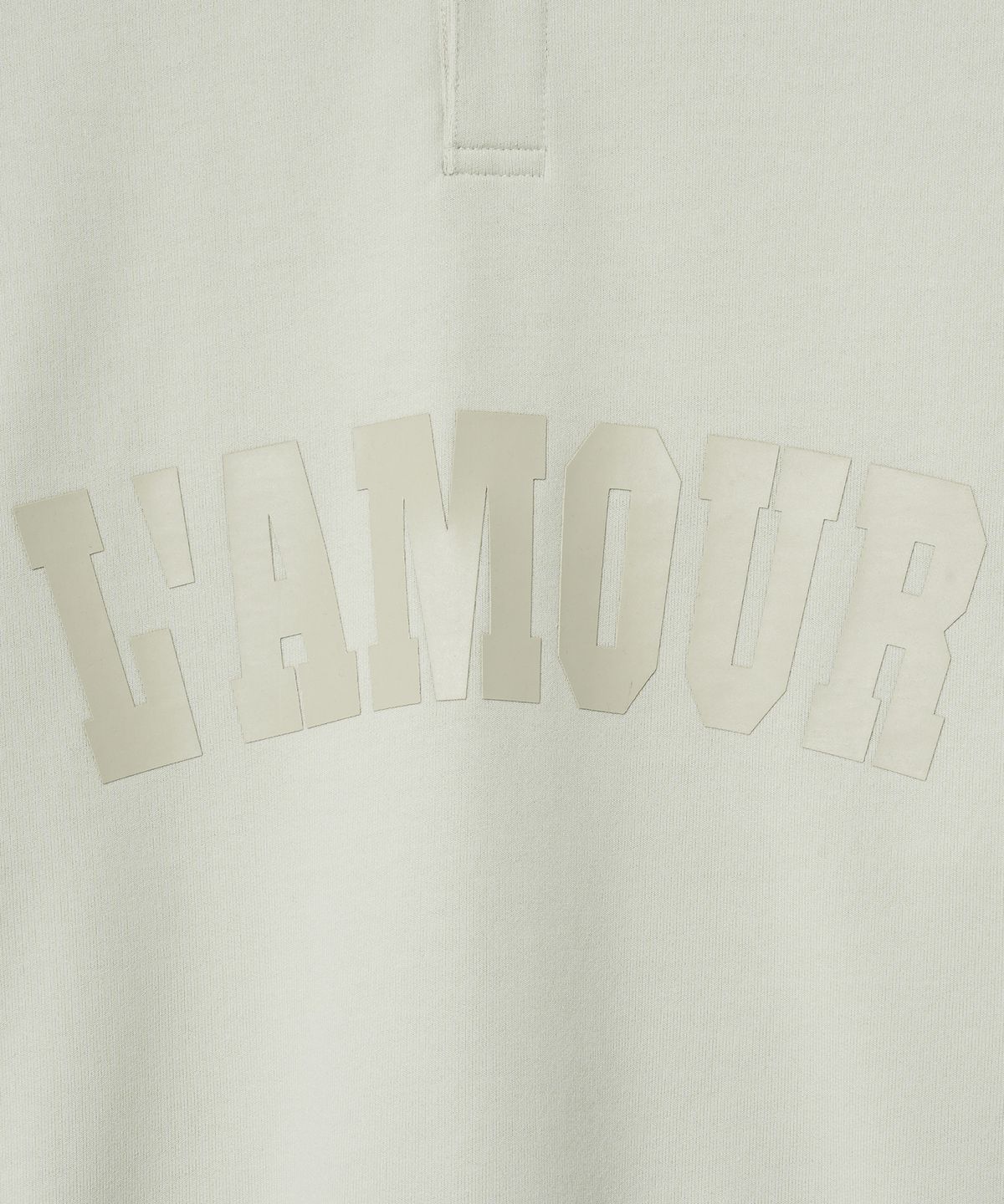 다이아몬드 레이라(DIAMOND LAYLA) LAMOUR Matte Printing PK Sweatshirt T86  Antique Sand