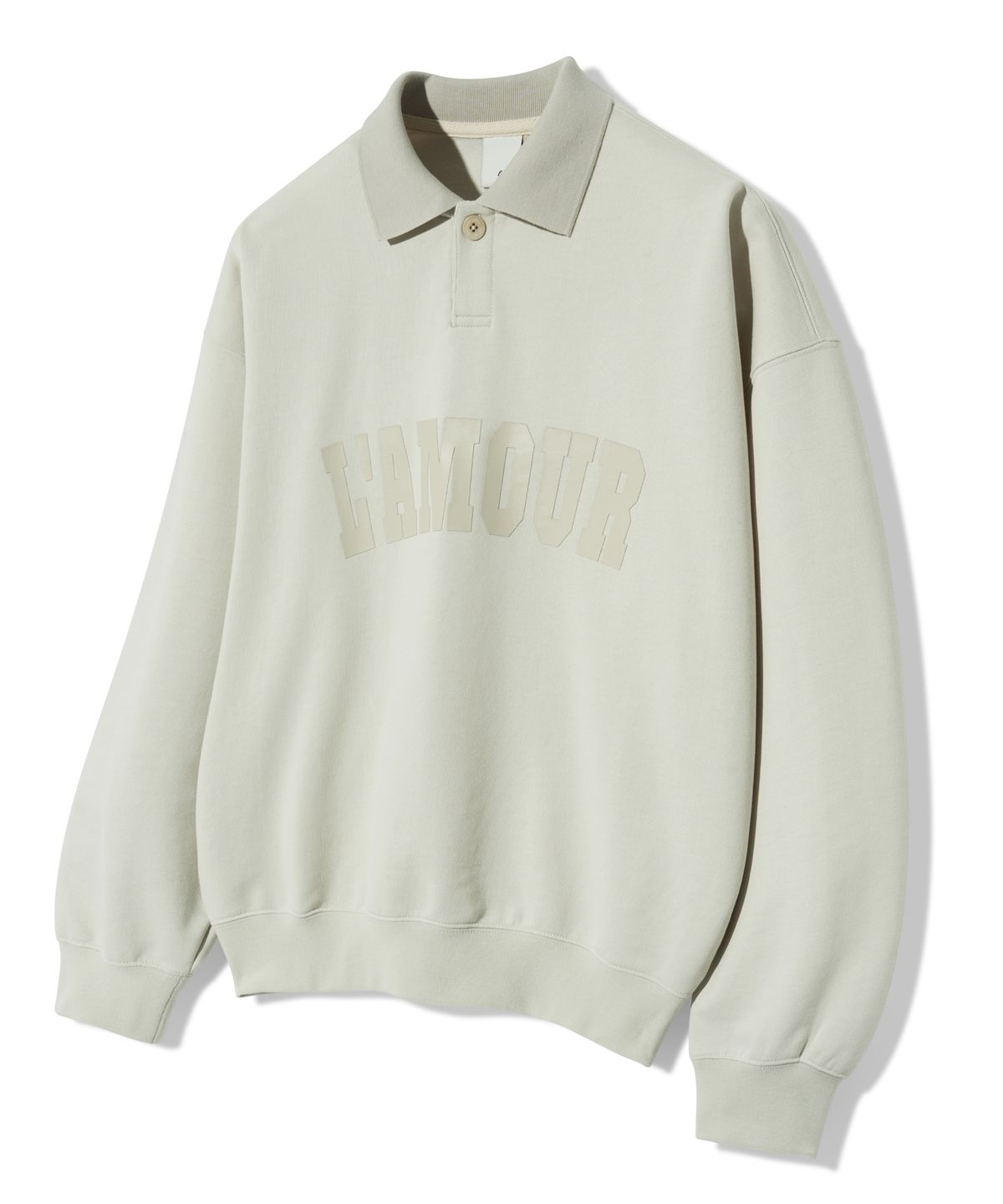 다이아몬드 레이라(DIAMOND LAYLA) LAMOUR Matte Printing PK Sweatshirt T86  Antique Sand